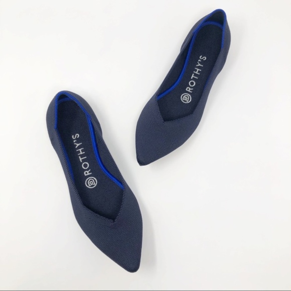 Rothy's The Point in Maritime Navy Size 8